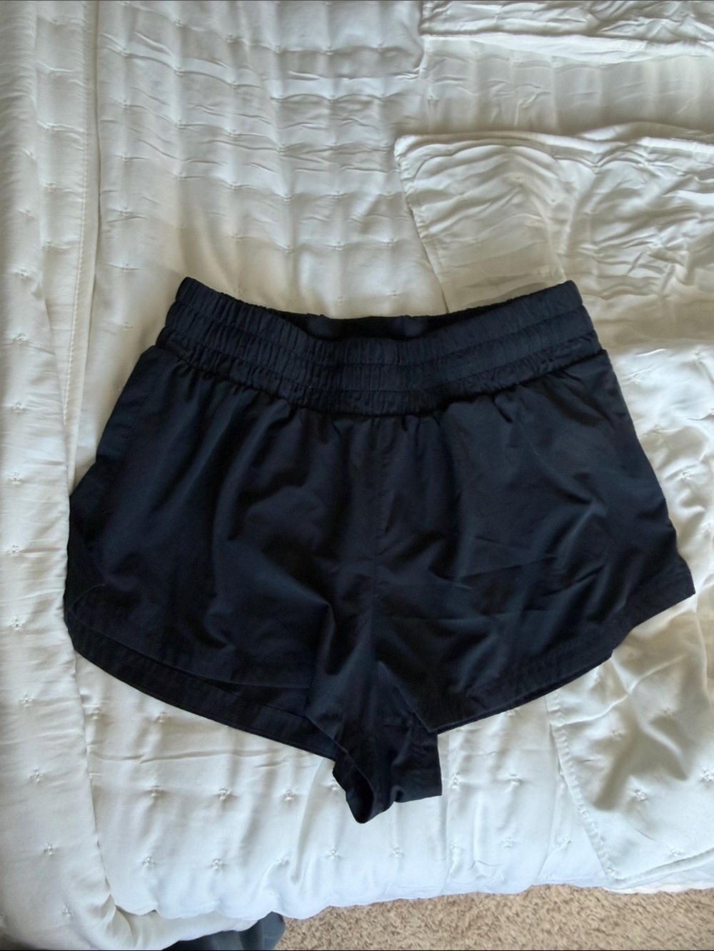 Varley Black Athletic Running Shorts